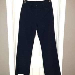 Alfani Curvy Bootcut Trousers, size 4 (fits like a 6), Navy Blue